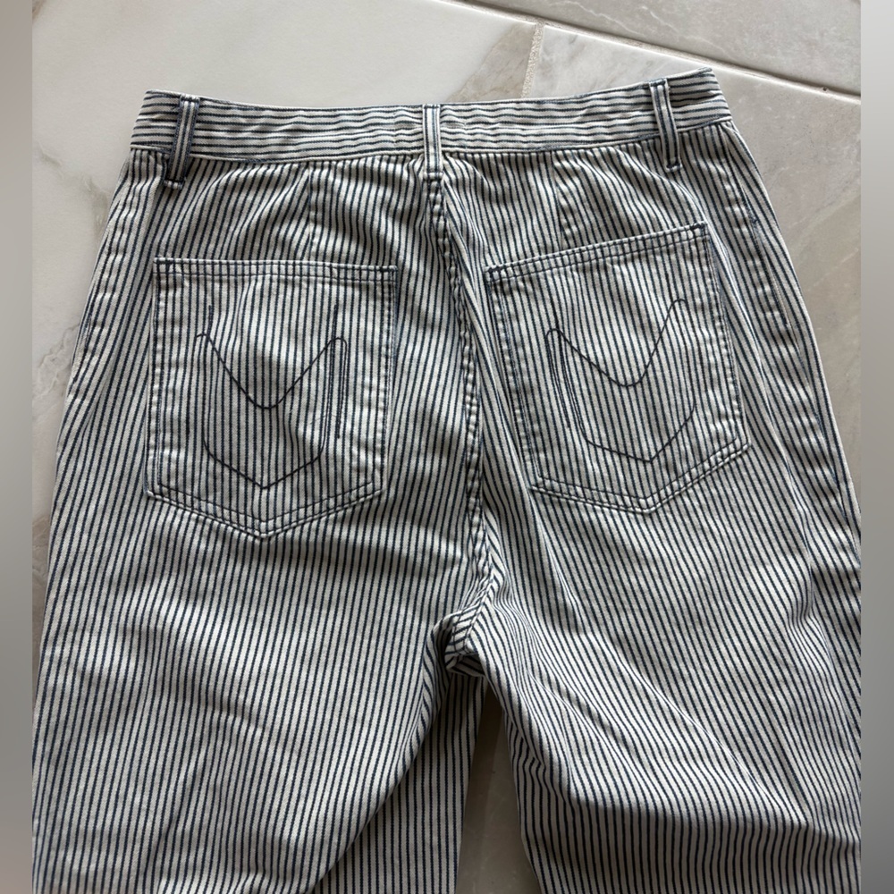 Show Me Your MuMu Striped Flare Jeans - Picture 5 of 7